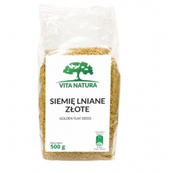 SIEMIĘ LNIANE ZŁOTE 500G VITA NATURA