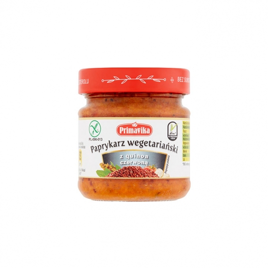 PAPRYKARZ Z QUINOA CZERWONA 160 G PRIMAVIKA