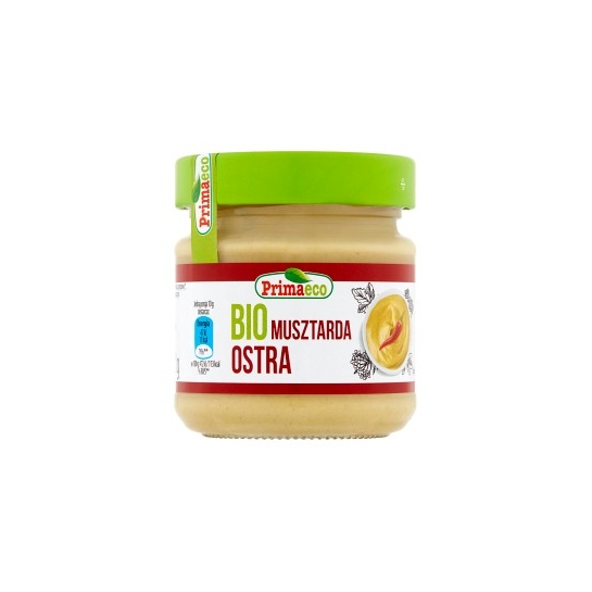 MUSZTARDA OSTRA BIO 170G PRIMAVIKA