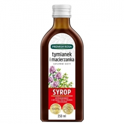 SYROP Z MACIERZANKI I TYMIANKU 250ML PREMIUM ROSA