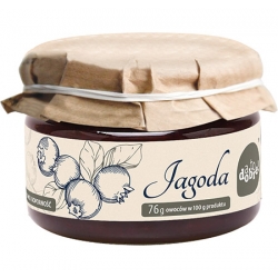 KONFITURA JAGODA Z DODATKIEM CUKRU 295G ,, A TO DOBRE"