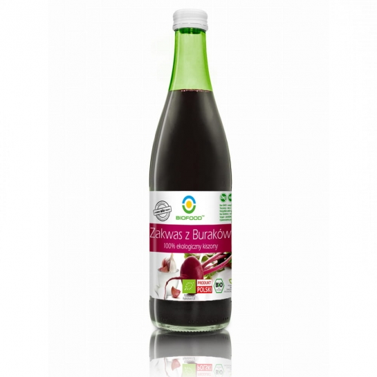 ZAKWAS Z BURAKÓW KISZONYCH 100% BIO 500ML BIO FOOD