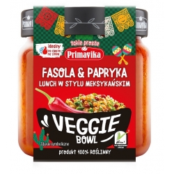 VEGGIE BOWL - FASOLA & PAPRYKA 180G  PRIMAVIKA