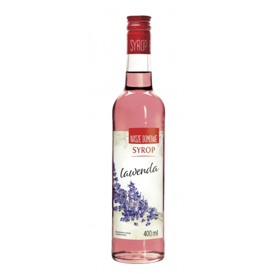 SYROP LAWENDA NASZE DOMOWE 400ML PREMIUM ROSA