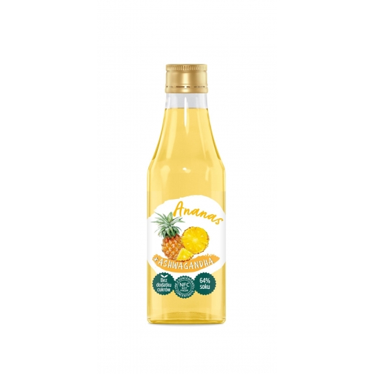 NAPÓJ JABŁKO ANANAS ASHWAGANDA 250ML PREMIUM ROSA