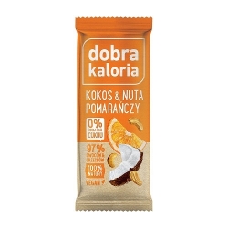 BATON KOKOS & NUTA POMARAŃCZY 35G KUBARA