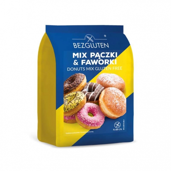 PĄCZKI I FAWORKI MIESZANKA BEZGLUTENOWA 400G