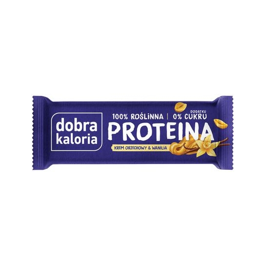 BATON PROTEINA KREM ORZECHOWY & WANILIA 45G KUBARA