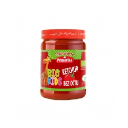 KETCHUP DLA DZIECI BEZ CUKRU BIO 315G PRIMAVIKA BEZGLUTENOWY