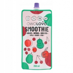 SMOOTHIE OWOLOVO JABŁKO-WIŚNIA-GRUSZKA 250ML