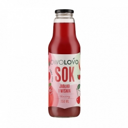 SOK NFC JABŁKO-WIŚNIA 750ML OWOLOVO