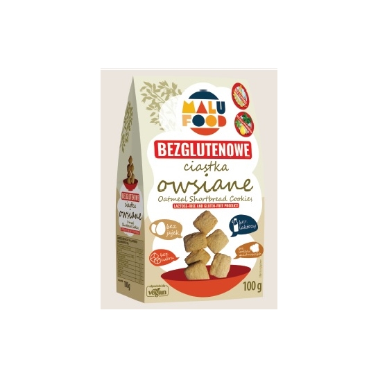 CIASTKA OWSIANE BEZGLUTENOWE B/C 100G